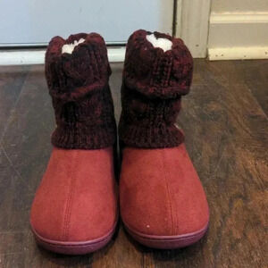 FamilyFairy Women's Bootie Slippers Comfy Fleece